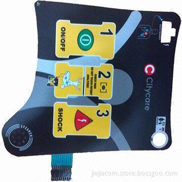 Light Touch Membrane Keypad Switches, 0.5-10 Ohms Contact Resistance, ≤50V DC Voltage